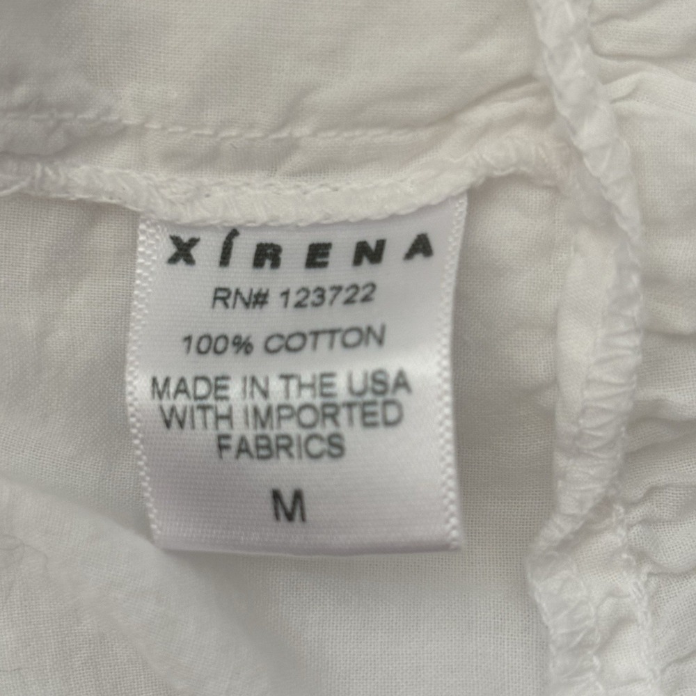 NWT‎ Xirena Owynn Dress Medium Angel Tiered Lace Up Boho Fairy White Coquette - Picture 10 of 10